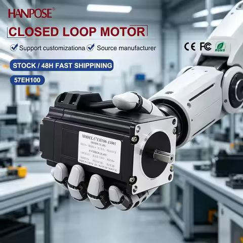 closed-loop stepper motor NEMA23 57EH100 4.0A 2.8V real-time coordinate reading, no step loss, stabl