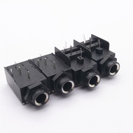 6.5mm Socket, Four Pin Socket Audio Amplifier Microphone Socket, 4 Pin Flat Socket