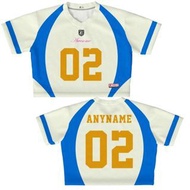 JERSEY GIRLY CROP TOP BASIC BLUE 02