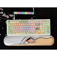 Aula F99 Wireless Mechanical Keyboard, RGB, Gasket, Sweep Circuit, 3 Modes, 5 pin Hotswap Moded Tung