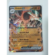 Pokemon 151 golem ex card
