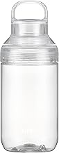 OSK LIPPY BC-700 Water Bottle, 23.7 fl oz (700 ml), Clear, Made in Japan, Easy to Clean, Handle and 