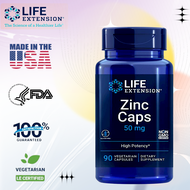 Life Extension Zinc Caps High Potency 50 mg 90 Vegetarian แคปซูล