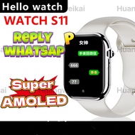 latest watch 11 Amoled 2026 H26 pro+  TOP  HELLO PLUM   smart watch NFC 46mm sports smart watch brac