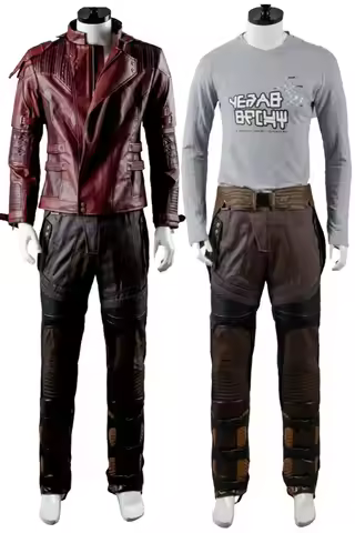 Peter Jason Quill Guard Lord Cosplay Movie Costume Jacket Pants Belt Full Set Fantasy Men Halloween 