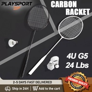 Badminton Racket Carbon Firber 4U G5 24lbs Professional training