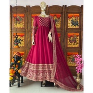 PRESENTING NEW DESIGNER  EMBROIDERED ANARKALI GOWN