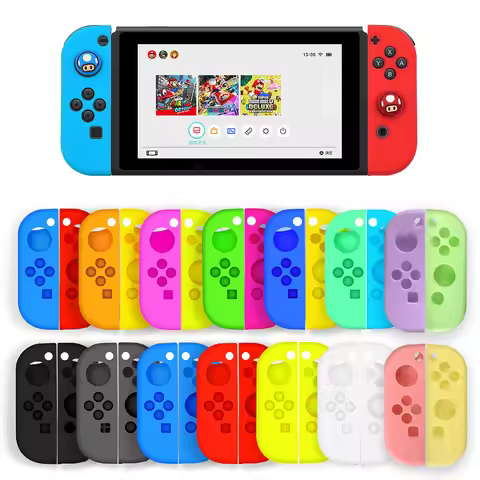 Switch 1 JoyCon Case Silicone Protective Case Compatible Switch 1 /Switch 1 OLED JoyCon Controller D