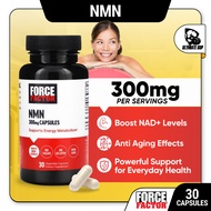 Force Factor, NMN 300mg, Energy Metabolism Booster, 30 Vegetable Capsules