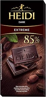 HEIDI 85% Cocoa Dark Extreme Chocolate Bar,80g
