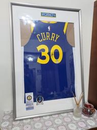 Stephen Curry 二連霸時期親筆簽名球衣