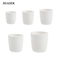[JISADER] Cylindrical Aluminum Oxide Crucible Beaker Ceramic Corundum Crucible Alumina Crucible Cruc