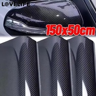 6D Carbon Fiber Vinyl Roll 150cm Wide | PVC Automotive Wrap Material with Deep Texture, Tear Resista