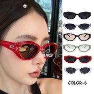 【Ready Stock】COD (San9)2024 New Fashionable Retro Cat Eye Women's Sunglasses with UV Protection