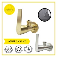Paip Sudut Bilik Air SUS 304 Bathroom Faucet Angle Valve HM-3200 (Perak Matte/Emas Matte)