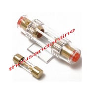 60A FUSE HOLDER AMPLIFIER GOLD PLATE GAUGE AGU FUSE HOLDER