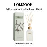 LOMSOOK Pewangi rumah  Reed Diffuser 200ml White Jasmine Home Fragrance frida air freshener pewangi 