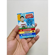 CUSTOMIZED STUB TICKET STUB EVENT STUB EASY TEAR OFF STUB 2x4 INCHES