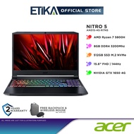 Acer Nitro 5 AN515-45-R7N5 Gaming Laptop | AMD Ryzen 7 5800H, 8GB, 512GB, GTX1650 4GB, 15.6" FHD 144Hz, W11