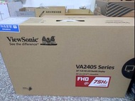 送咖啡 優派 viewsonic va2405 24型螢幕 電腦 HDMI FHD  喇叭 非 acer benq