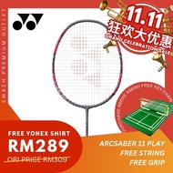 YONEX ARCSABER 11 PLAY (Free string, grip and YONEX shirt)