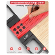 Enjoywood Woodworking T-Scribing Ruler 300mm/600mm/800mm/1000mm/12inch/24inch/31inch/39inch