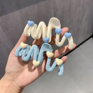 10.5cm Snake Love Hair Clip Women's New Cute Fashion Back Head Grip Clip Shark Clip Hair Accessories