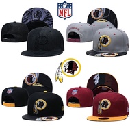 Ready Stock/๑☢✸NFL Cap Washington Redskins Cap Snapback Cap Hiphop Cap Plain Cap