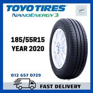 185/55R15 TOYO Nano Energy 3 NE03 (Delivery) New Tyre Tayar Tires WPT NIPPON Post Kirim Rim 15 Wheel MYVI