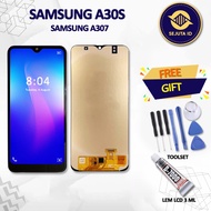 Original Samsung A30S LCD Touchscreen Fullset Original [Free Screwdriver Set + LCD Glue]