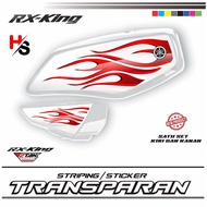 RX KING TRANSPARENT STICKER SIMPLE POLET NEWEST VARIATION TRANSPARENT STICKER H69