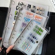 Beauty Tool Storage Book, Adjustable Visual Nail Art Storage Book, Nail Plate Storage Book, Wearing 