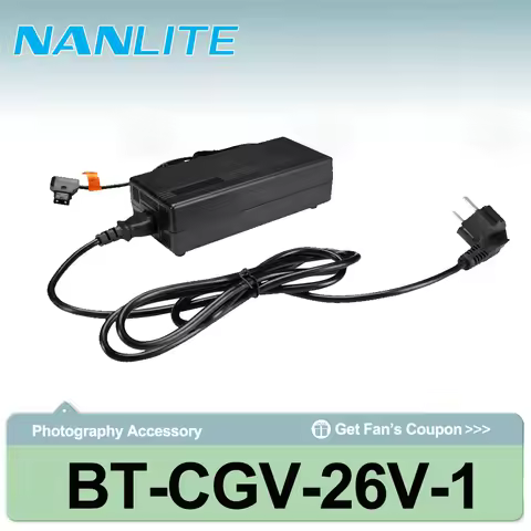 Nanlite Single 26V V-Mount Battery Charger with D-Tap Output