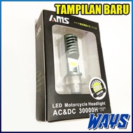 [L040] Lampu Depan LED Putih AMS H6 Motor Mio Beat Vario 110 125 Xride
