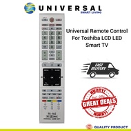 [SG SHOP SELLER] Universal Remote Control For TOSHIBA LCD LED TV - (Support : Smart TV, Netflix, Youtube)