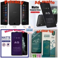 Redmi7/8/8a/y3 2019 tempered glass privacy/blue ray/matte/5d clear full