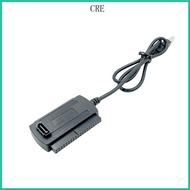 CRE USB2 0 to IDE 2 5 3 5 5 25inch Cable Adapter Support CRROM DVDROW CDRW DVDRW Hard Disk Drives 60