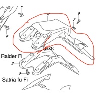 Rear Fender raider 150 fi Rear Fender satria fu fi 63112-12K00 Suzuki Motor Accessories