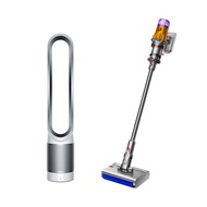 Dyson Bundle - V12s Detect™ Slim Submarine &amp; Pure Cool™ Air Purifier Tower Fan TP00 (White/Silver)