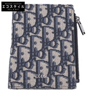 Dior [成色極佳] 2025 年 2ESBC319YSE_H05E 直式迷你卡包 Dior Oblique 提花布料 [二手]