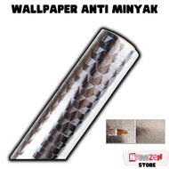 Waterproof Oil-Resistant Aluminum Foil Wallpaper 300x60cm - YK-292 AWOO