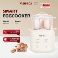 MEEVIDA Egg Boiler Electric 6 modes Auto Breakfast Egg Cooker egg Steamer Half Boiled Egg Maker Inte