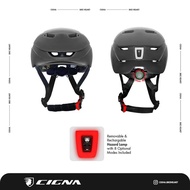 Cigna Gb-2 Bike Ultralight Helmet + Helmet Lamp - Bicycle Helmet - Titanium Free Shipping Discount