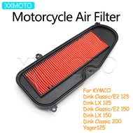 For KYMCO Dink Classic E2 200 LX125 LX150 LX 125 150 Yager125 Motorcycle Air Filter Intake Cleaner S