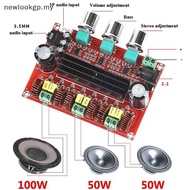 XXHZ TPA3116D2 Channel 2.1 Digital Subwoofer Power Amplifier Board Module XH-M139 12V - 24V 2*50W+10