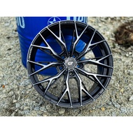 New Car Sport Rim FLOW FORMING TECHNOLOGY CT PREMIUM WHEELS 18X8.5 X112 5X114 - READY STOCK