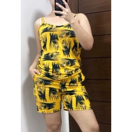 Terno Pambahay Spaghetti and Shorts for ADULT Women(medium Large & XL)Terno shorts Set Pantulog Sets