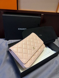 (原價$26000) 全套有單 Chanel Wallet on Chain WOC 櫻花粉 