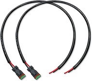 DAMA Deutsch DT 2 pin Plug Socket Female Wire Harness Extension Pigtail Connectors for Wire to Wire 