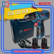 BOSCH GSB 120 GEN 2 CORDLESS IMPACT DRILL KIT WITH BATTERY & CHARGER|BOSCH ORIGINAL|电钻|BOSCH IMPACT 